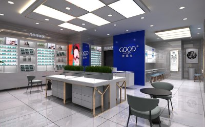 现代眼镜店3D模型下载